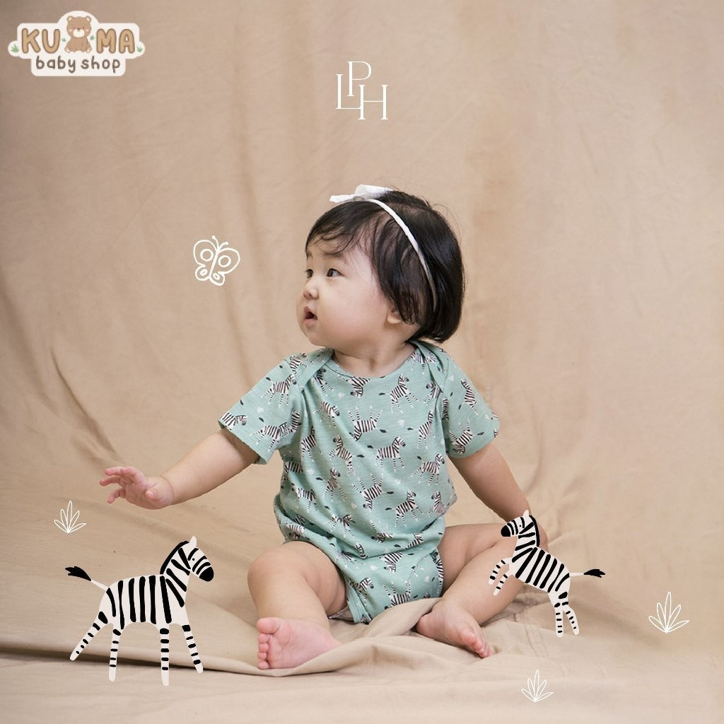 Little Palmerhaus - Little Wear Short Bodysuit (Jumper Bayi) 30.0