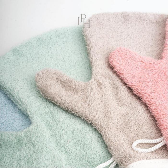 Little Palmerhaus Bam & Boo Bamboo Washmitt Set of 2 - Waslap Mandi Bayi 18.0 19.0