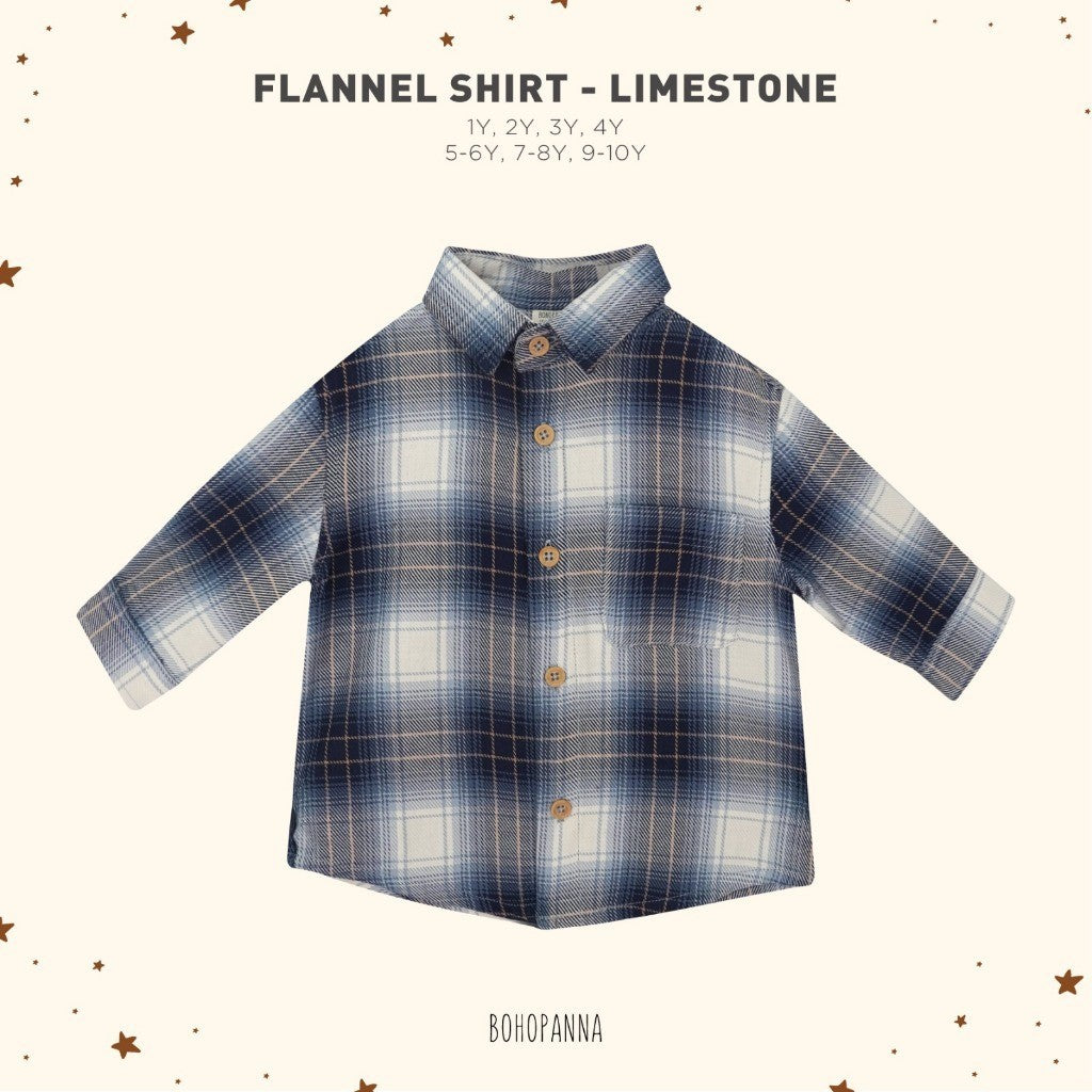 BOHOPANNA - FLANEL SHIRT - FLANNEL SHIRT - Atasan Anak Laki-Laki