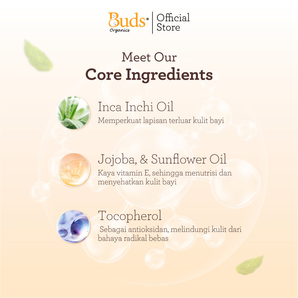 Buds Organics Baby Massage Oil - Minyak Pijat Gosok Bayi dan Anak