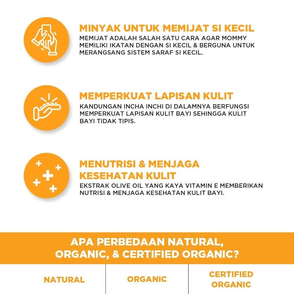 Buds Everyday Organics Infant Massage Oil 100ml - Minyak Pijat Gosok Bayi dan Anak