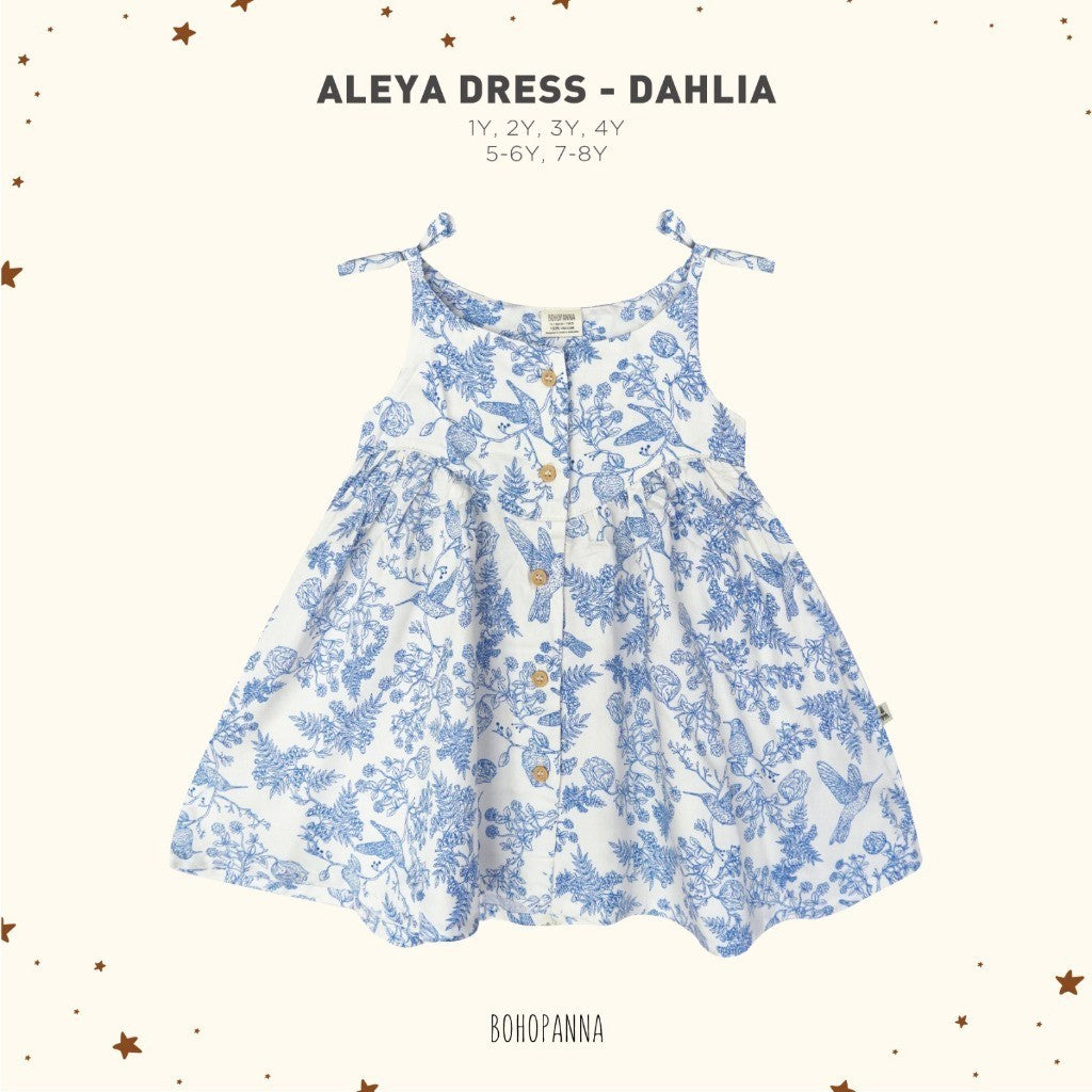 BOHOPANNA - ALEYA DRESS - Dress Anak Perempuan 2473 Print