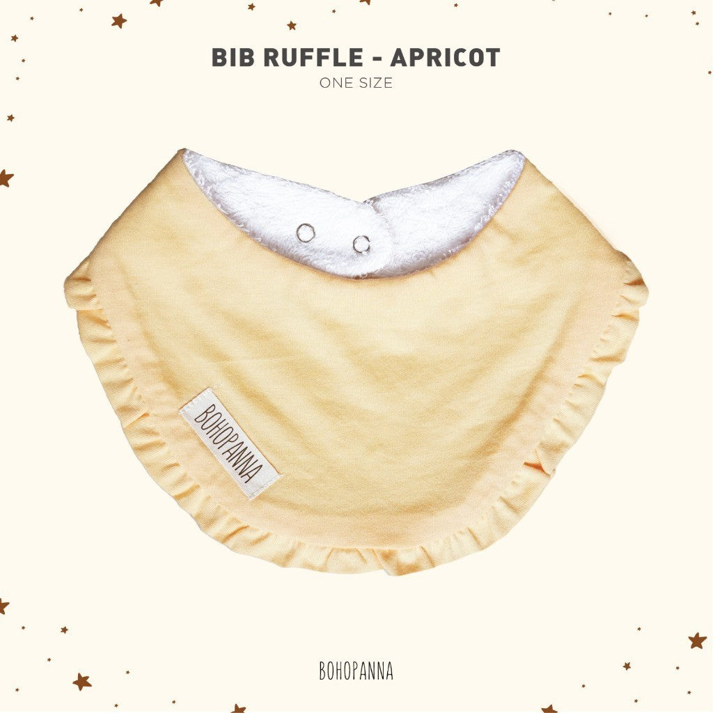 BOHOPANNA - BIB RUFFLE - Slabber Bayi Perempuan 2436