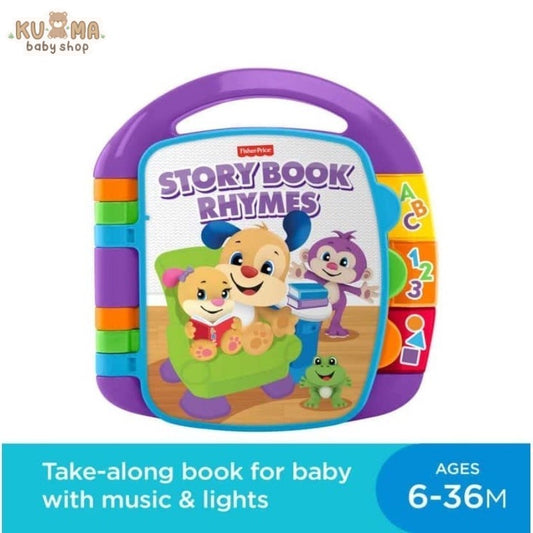 Fisher Price Laugh and Learn Storybook Ryhmes - Mainan Buku Cerita Edukasi Anak Balita