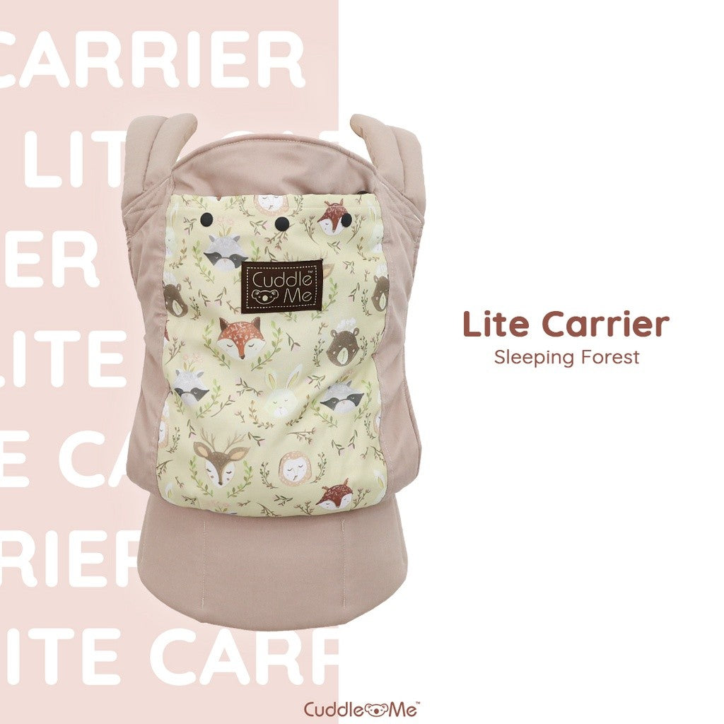 LITE CARRIER MOTIF Gendongan Bayi Depan Belakang SSC Praktis, Aman Nyaman SNI Cuddle Me