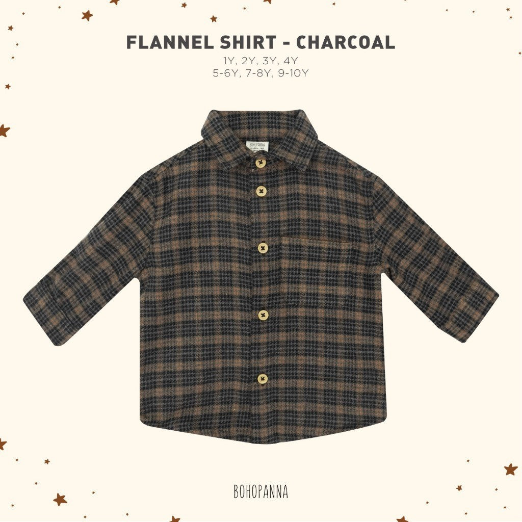 BOHOPANNA - FLANEL SHIRT - FLANNEL SHIRT - Atasan Anak Laki-Laki