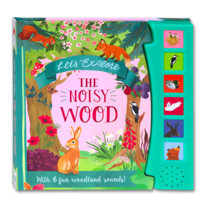 [NPP] Let's Explore THE NOISY GARDEN / JUNGLE / OCEAN / WOOD Sound Board Book With 6 Fun Sounds!