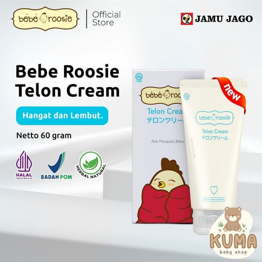Bebe Roosie Telon Cream Lembut dan Hangat + Olive Oil / Minyak Zaitun untuk Bayi