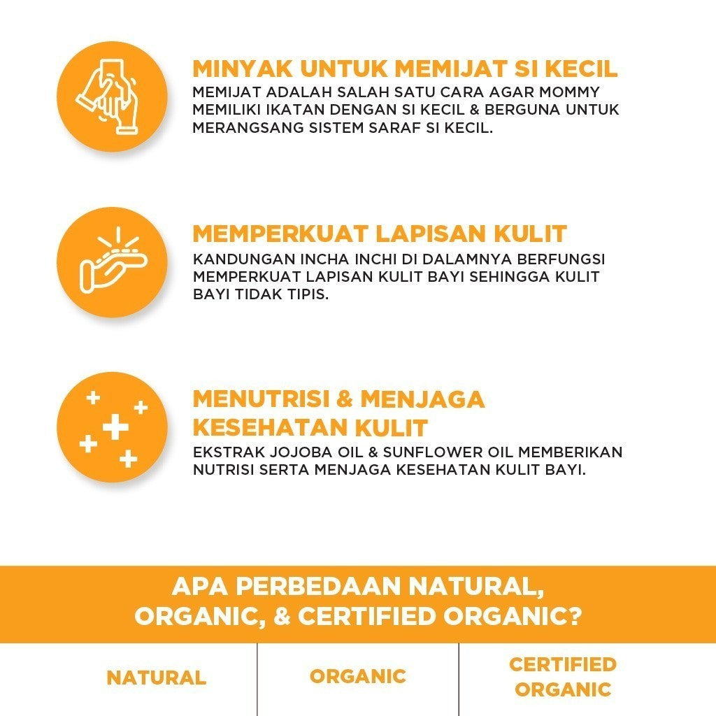 Buds Organics Baby Massage Oil - Minyak Pijat Gosok Bayi dan Anak