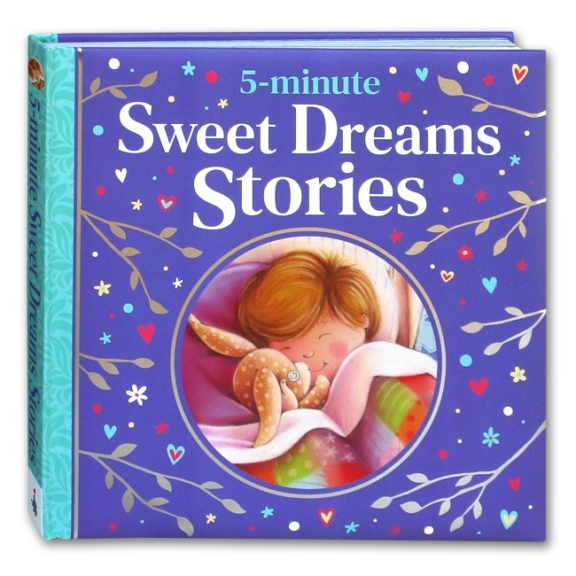 [Imagine That] 5-Minute Mindfull / Dinosaur / Sweet Dreams Stories Book (6 stories) with shiny foil on front cover - tema cerita tentang family, caring, and love