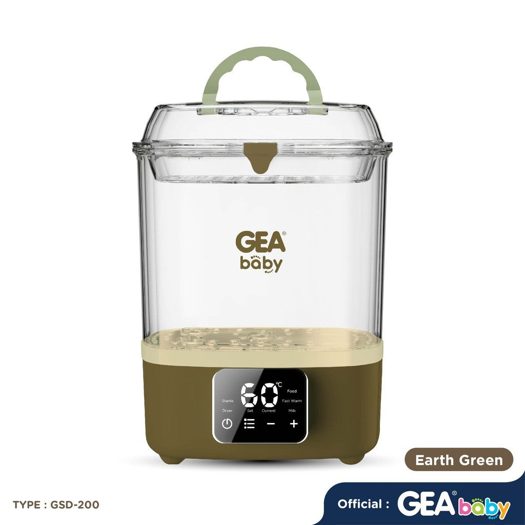 GEA Baby Multifunction Warmer Sterilizer Dryer GSD-200 Penghangat Susu & Makanan Steril Botol Bayi Pengering Botol Susu Warmer Steam Dryer Baby Bottle