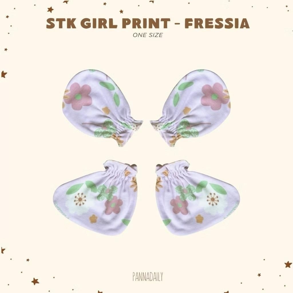 BOHOPANNA - PANNA DAILY - STK GIRL PRINT - Sarung Tangan Kaki Bayi Snowdrop