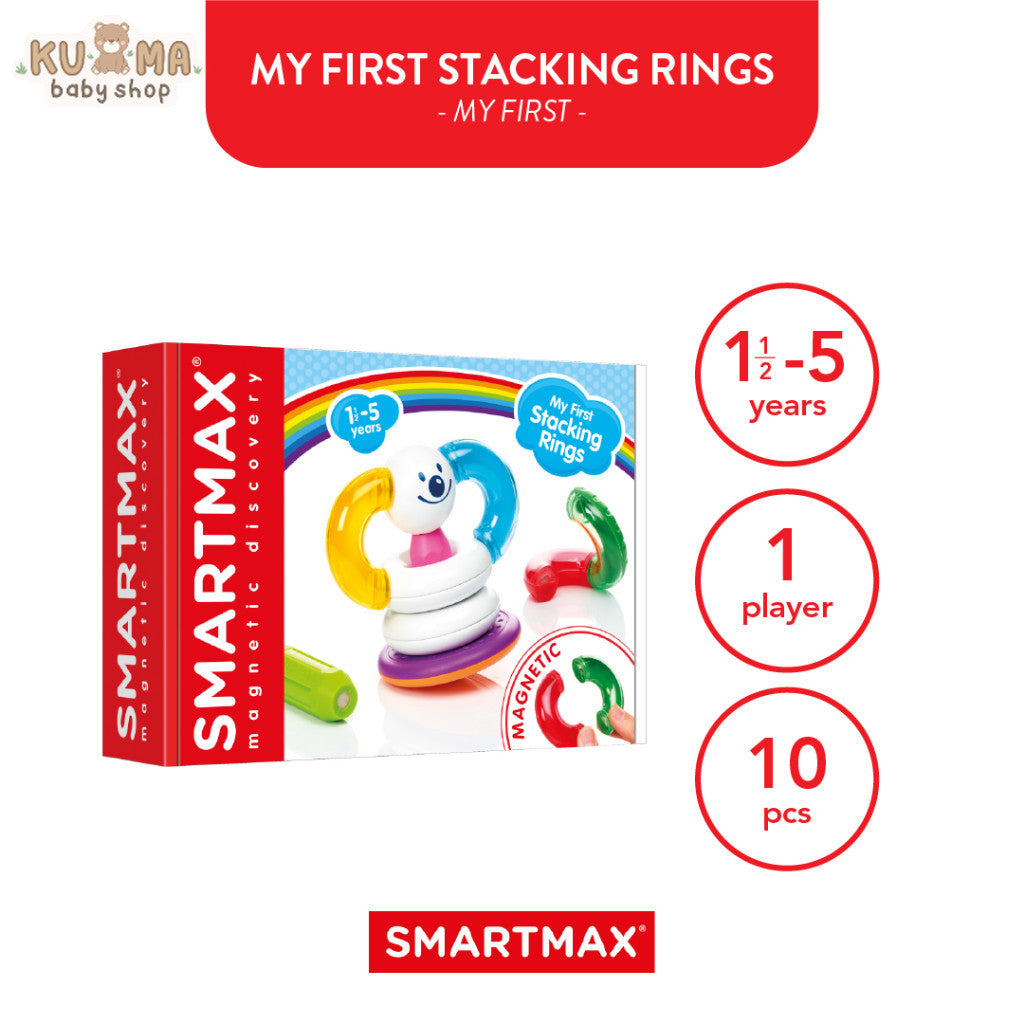 SmartMax My First Stacking Rings Mainan Edukasi & Motorik Anak Mainan Magnet