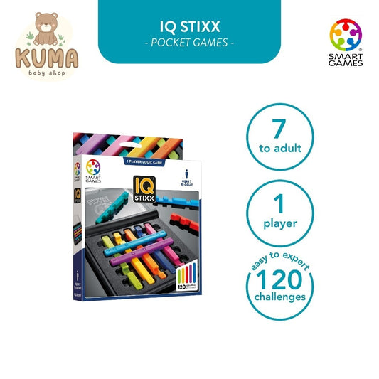 SmartGames IQ Stixx Mainan Edukasi Puzzle