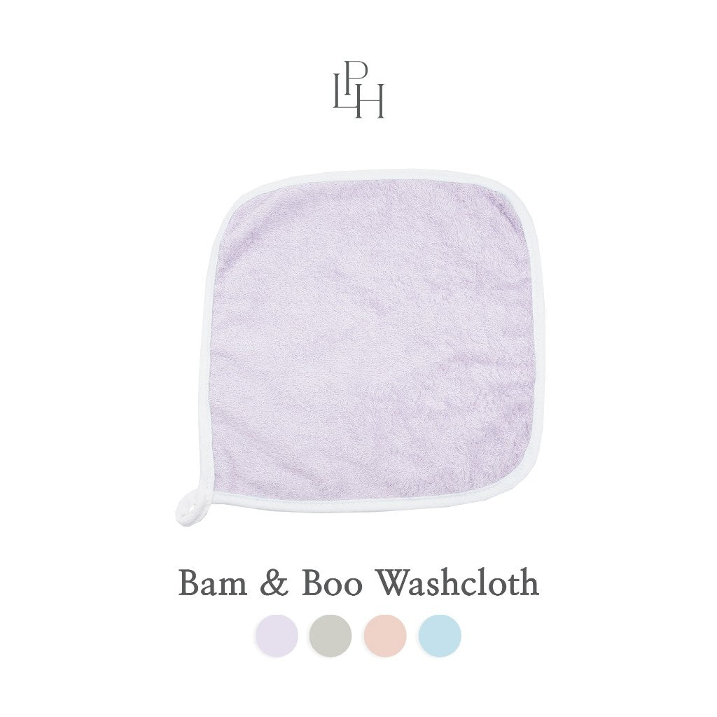 Little Palmerhaus - Bam & Boo Bamboo Washcloth Set Of 4 13.0 (Lap Mandi Bayi)