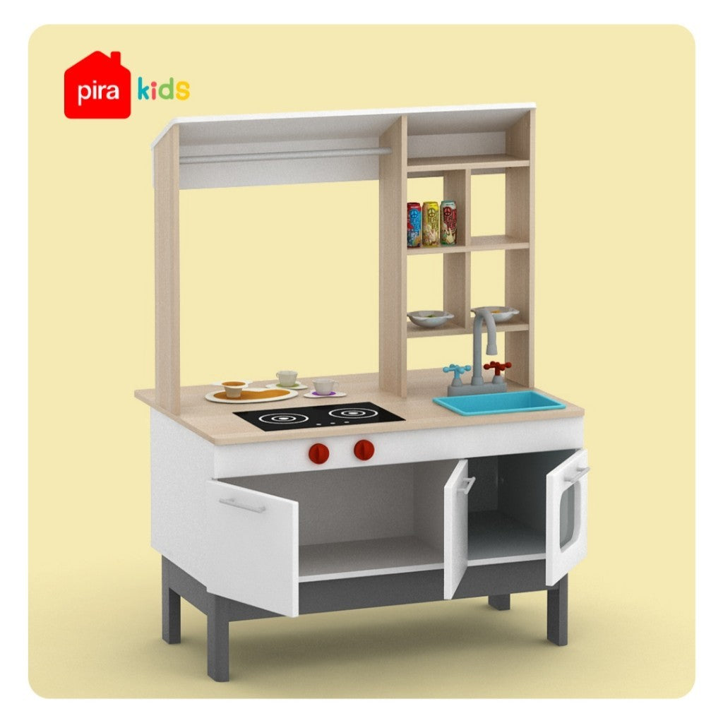 Pira Kids - Magu Shop PP Pretend Play Kantin / Market Booth / Gerobak Warung Mainan Anak