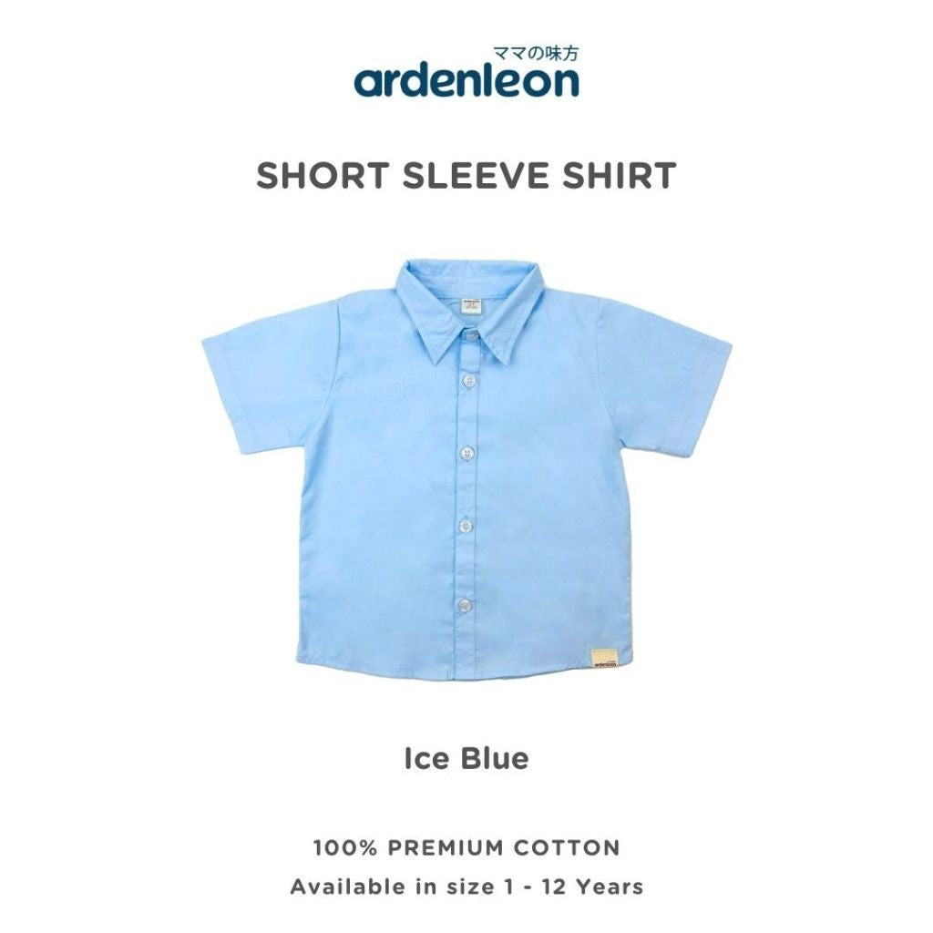 ARDENLEON Atasan Kemeja Anak Pendek Short Sleeves Shirt
