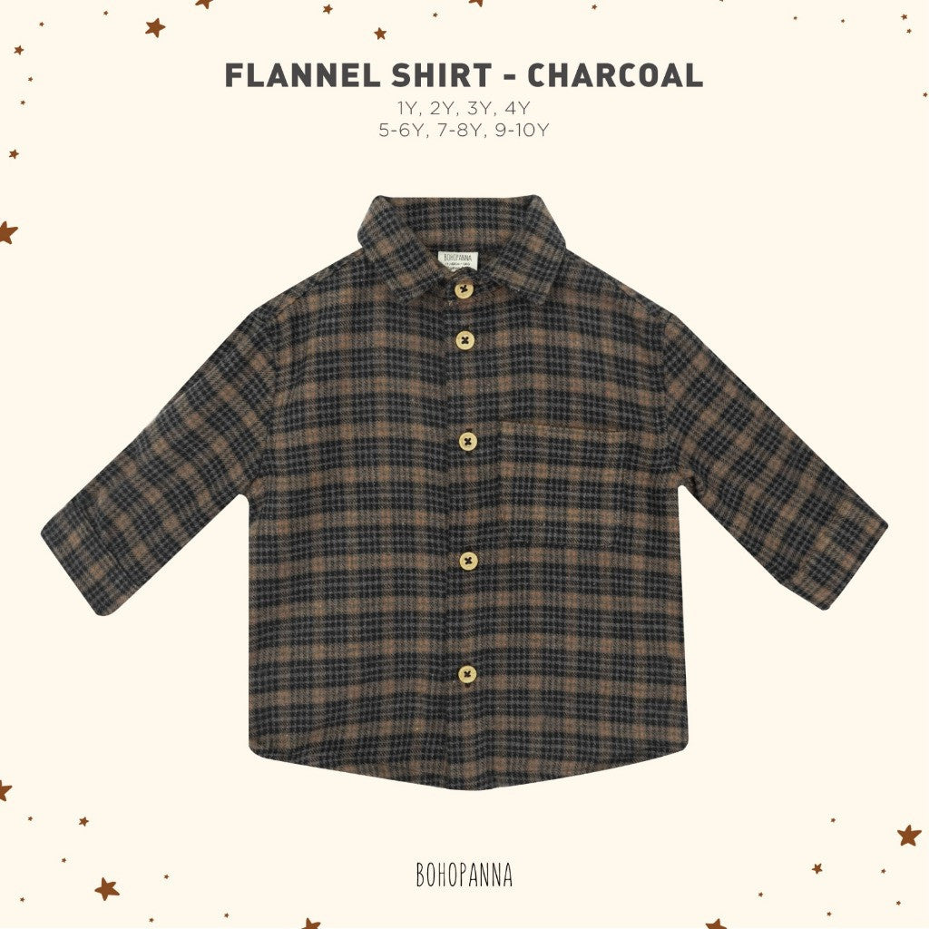 BOHOPANNA - FLANEL SHIRT - FLANNEL SHIRT - Atasan Anak Laki-Laki