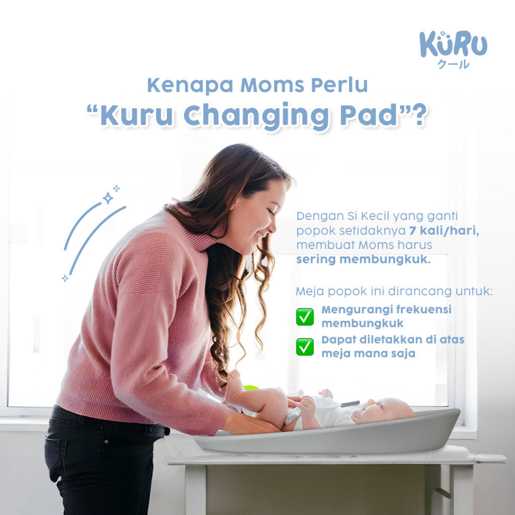 Kuru Baby Eva Changing Pad | Alas Ganti Popok Bayi