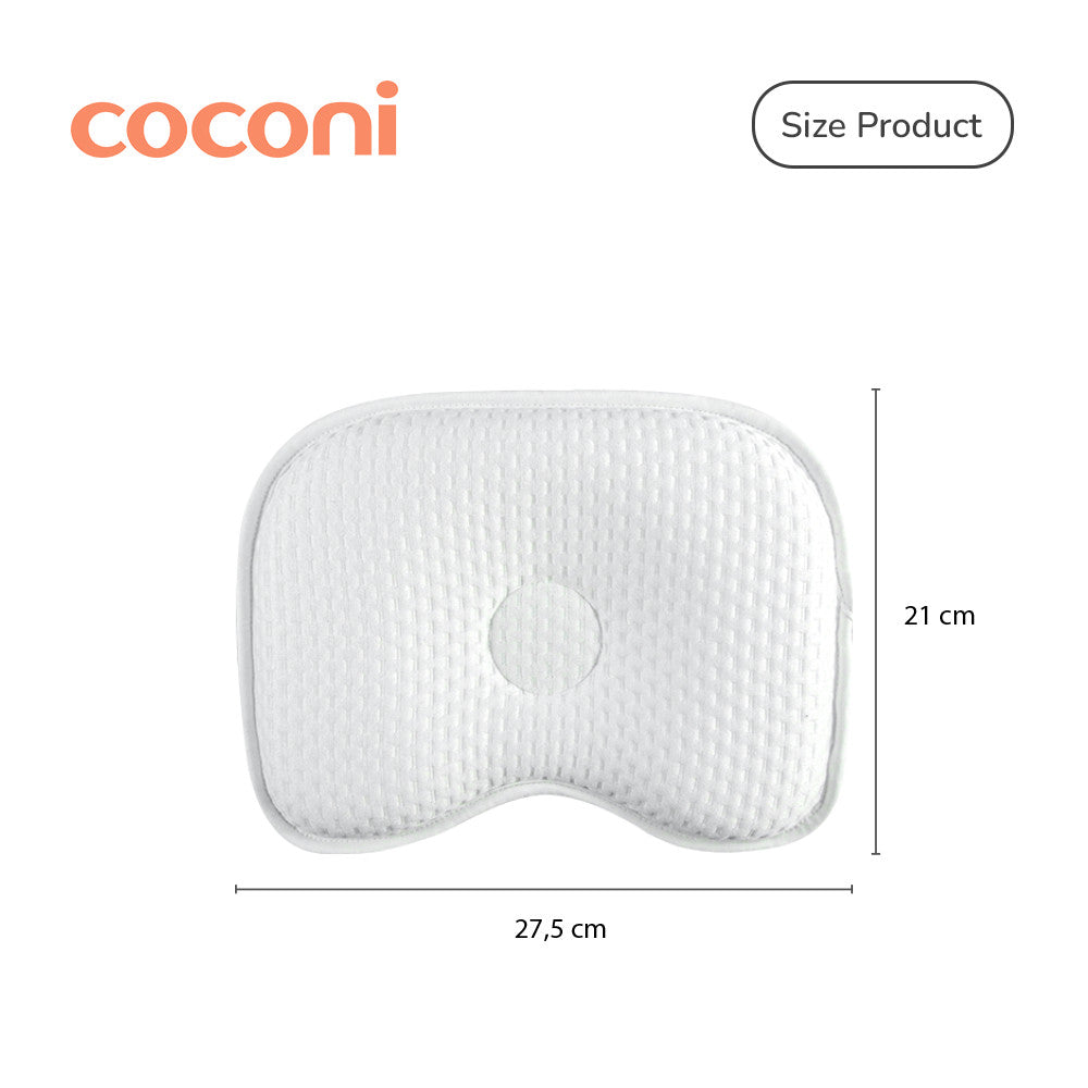 COCONI Newborn Head Pillow | Bantal Tidur Bayi Anti Peyang