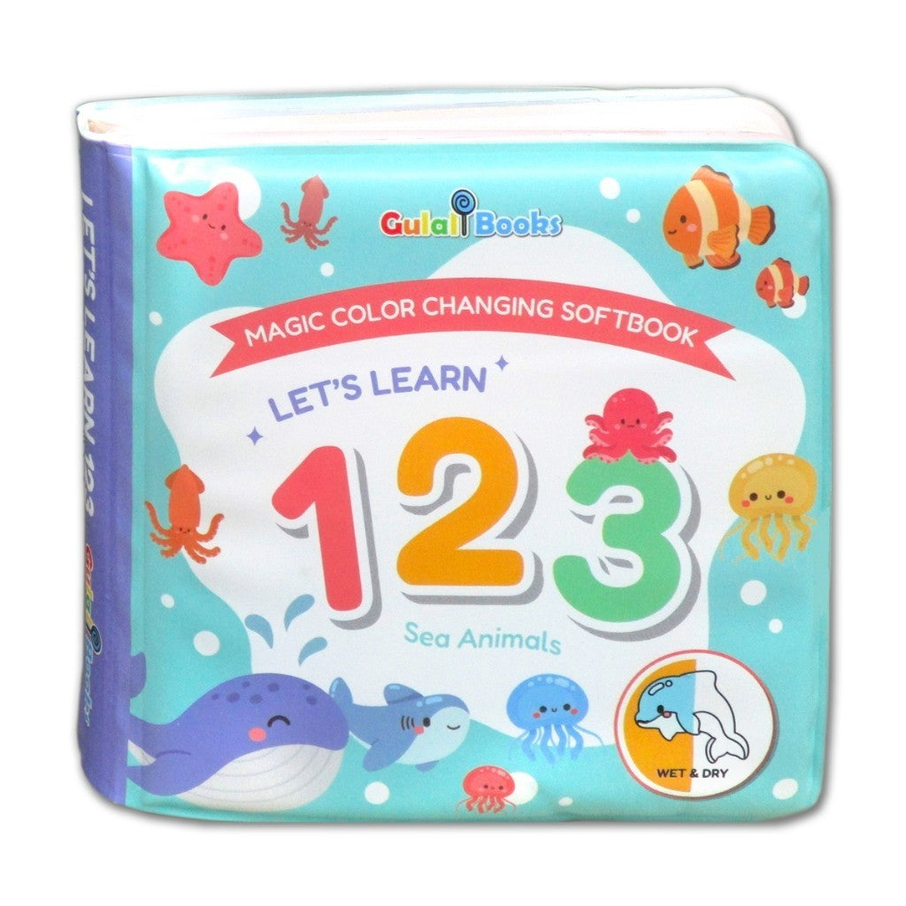Buku Bantal Bayi Ajaib Berubah Warna - Let's Learn ABC & 123