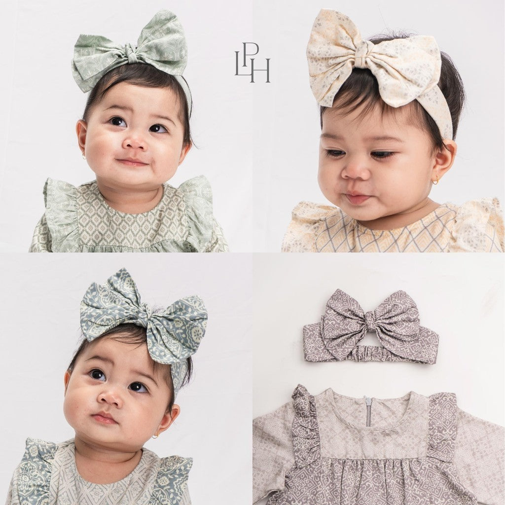 Little Palmerhaus - Baju Lebaran 2025 - Lila Baby Headband (Bando Pita Bayi)