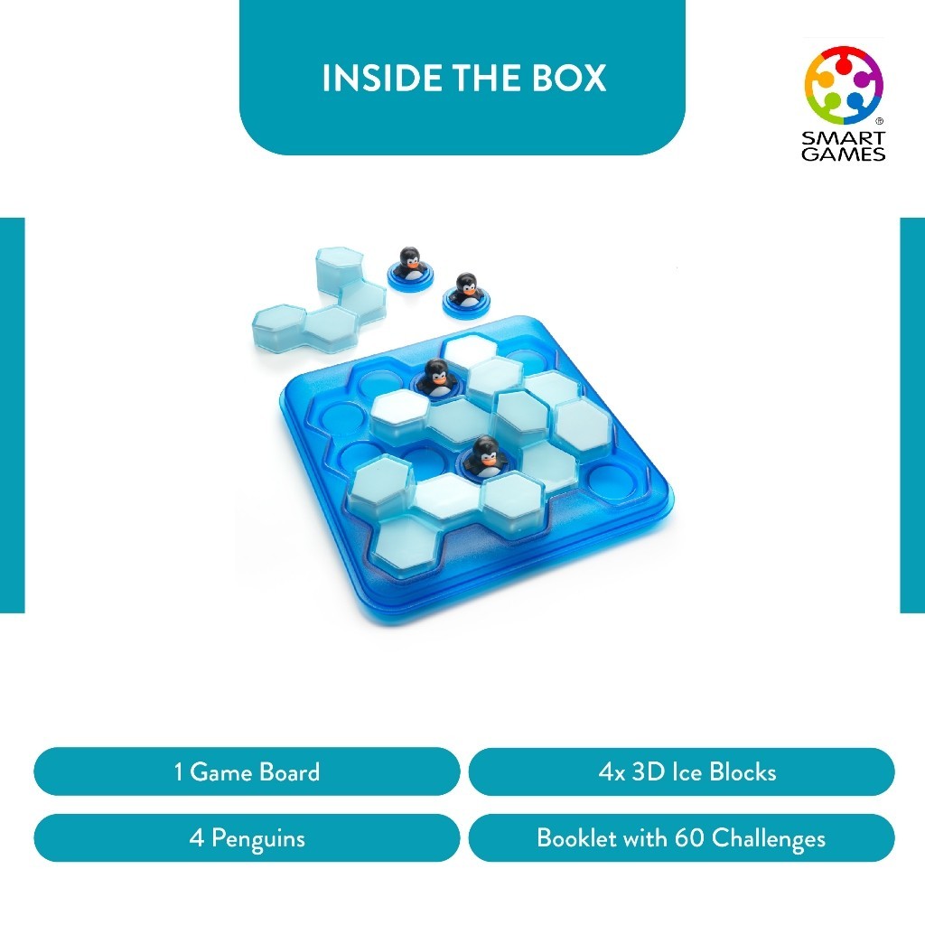 Smart Games Penguins Pool Party Mainan Edukasi Board Game