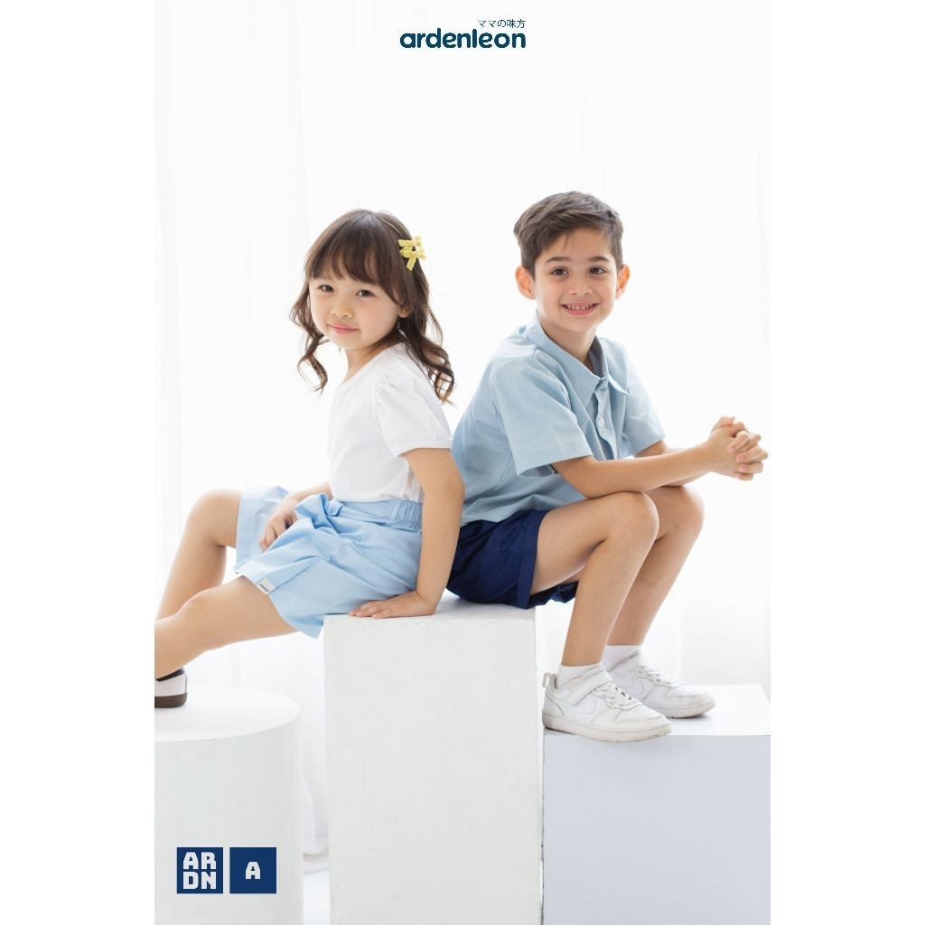 ARDENLEON Rok Celana Anak Perempuan Pleated Skort
