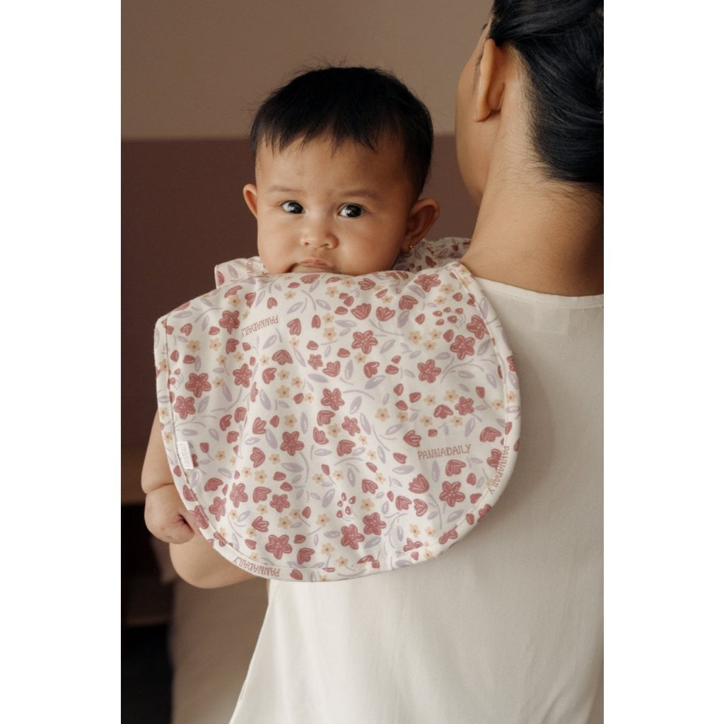 BOHOPANNA - PANNADAILY - BURP BIB GIRL PRINT - Slabber Bayi