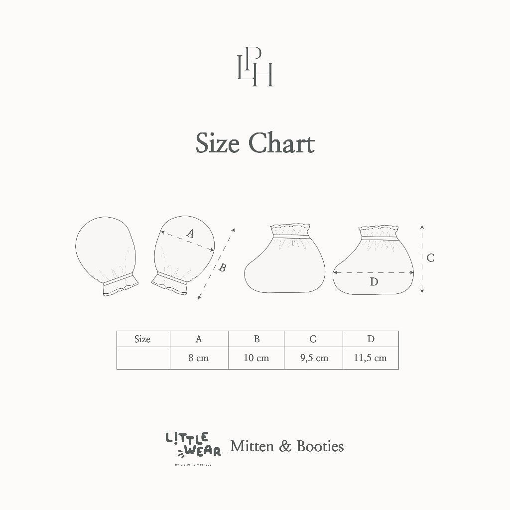 Little Palmerhaus - Little Wear Mitten & Booties (Sarung Tangan & Kaki STK Bayi)