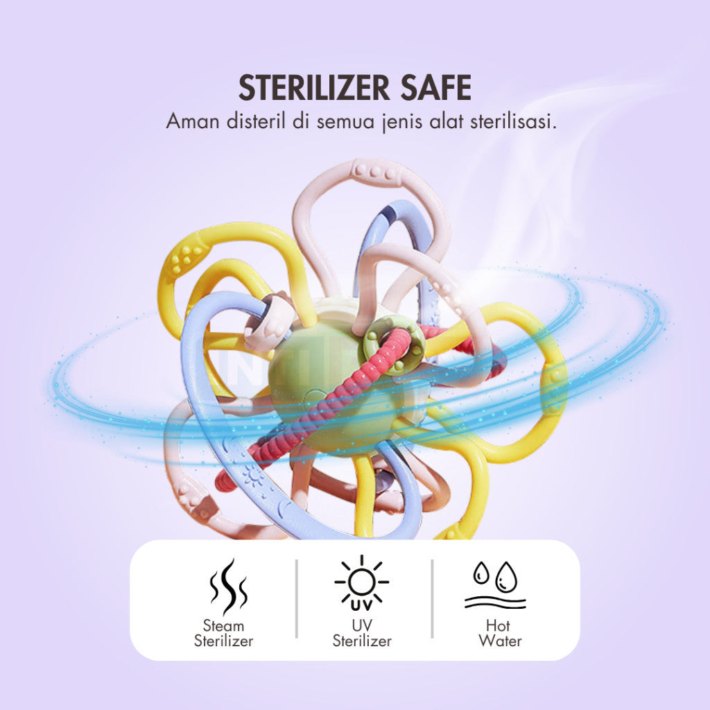INTI BABY - Galaxy Sensory Toy - Teether - Rattle toys | Mainan Sensori Gigitan Bayi IB-6102