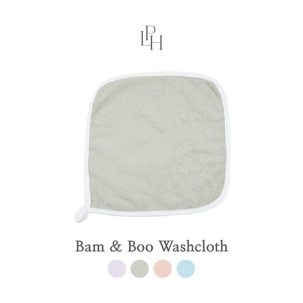 Little Palmerhaus - Bam & Boo Bamboo Washcloth Set Of 4 13.0 (Lap Mandi Bayi)