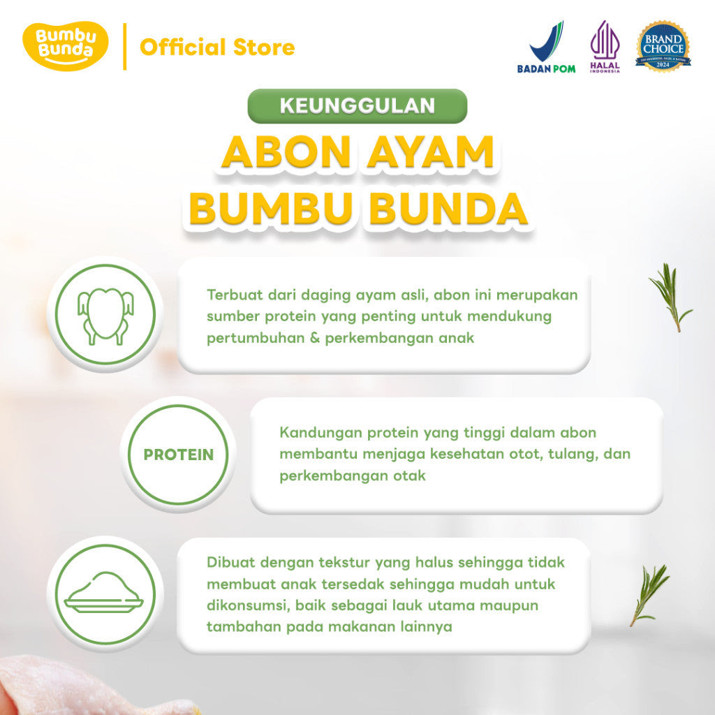 Bumbu Bunda Elia Abon Halus Premium 45gr - Abon MPASI | Abon Sapi Abon Ayam / Abon Cipung  | non MSG