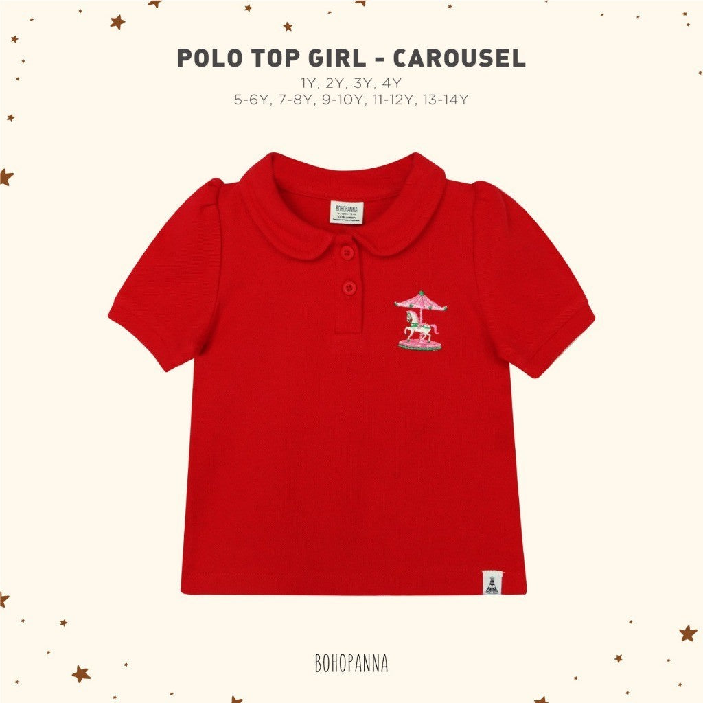 BOHOPANNA - POLO TOP GIRL - ATASAN ANAK 2525