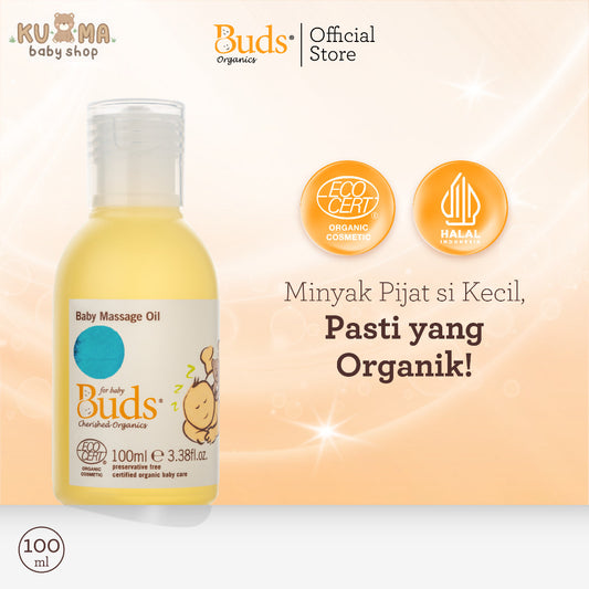 Buds Organics Baby Massage Oil - Minyak Pijat Gosok Bayi dan Anak