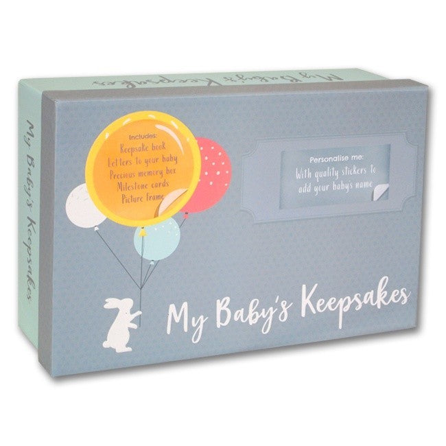 [Igloo Books] My Baby's Keepsakes Box Set Milestone Card Photo Book Baby Newborn