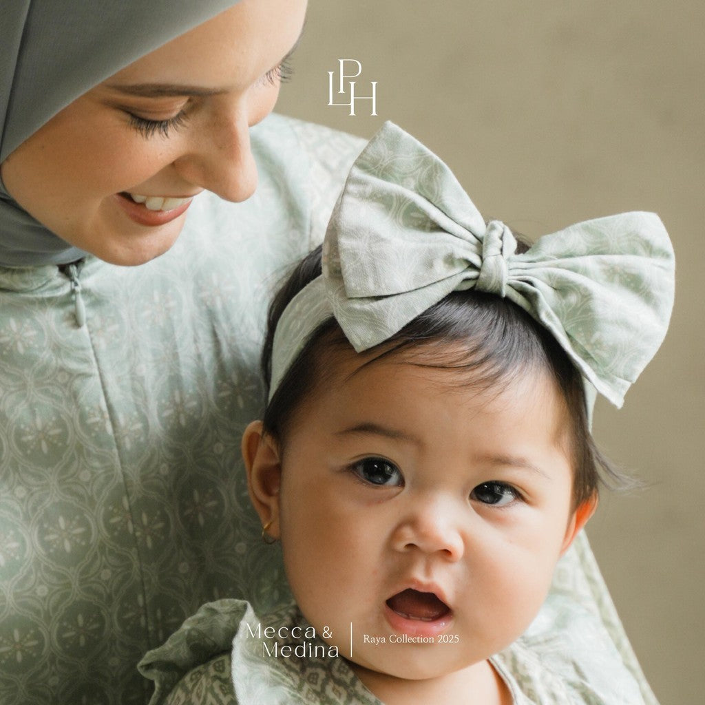Little Palmerhaus - Baju Lebaran 2025 - Lila Baby Headband (Bando Pita Bayi)