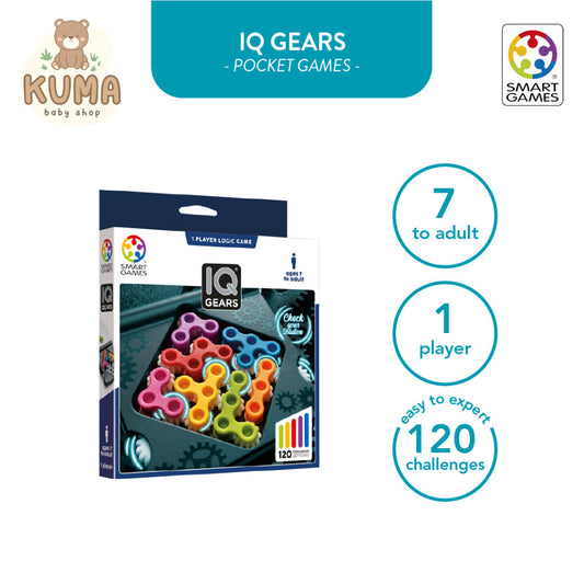 SmartGames IQ Gears Mainan Edukasi Anak Board Game