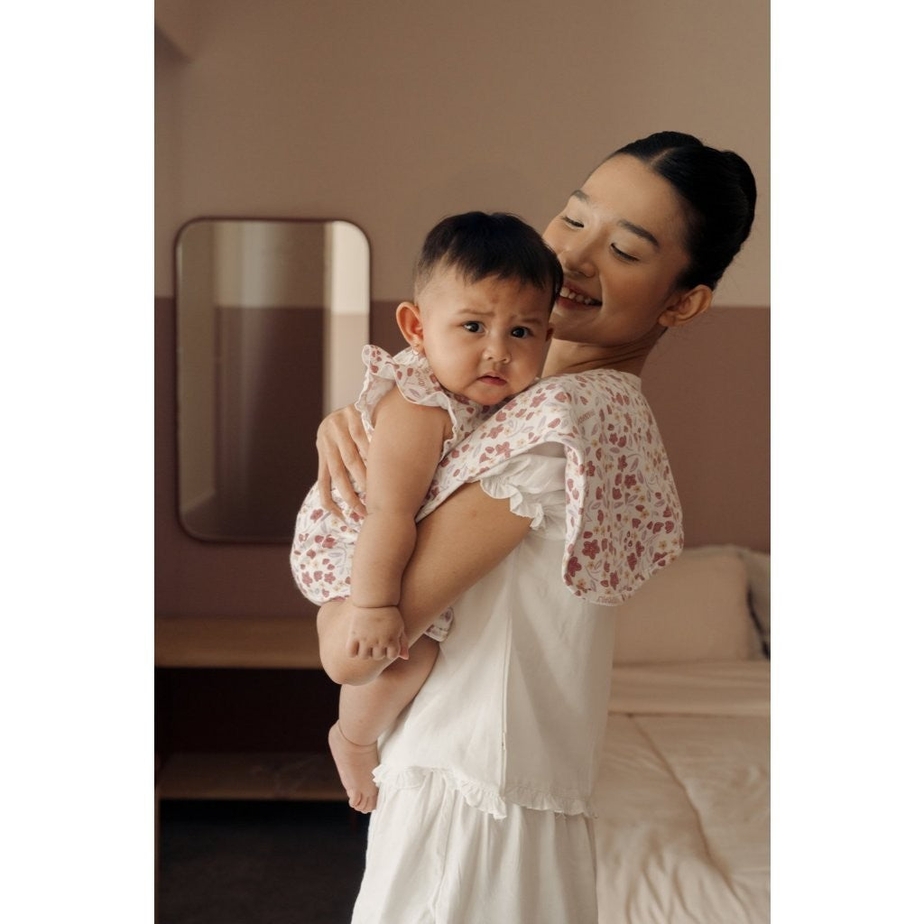 BOHOPANNA - PANNADAILY - BURP BIB GIRL PRINT - Slabber Bayi