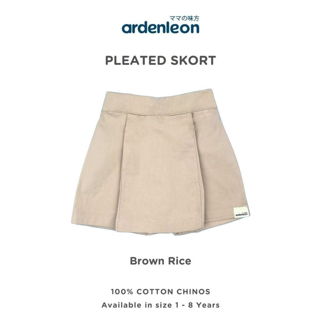 ARDENLEON Rok Celana Anak Perempuan Pleated Skort