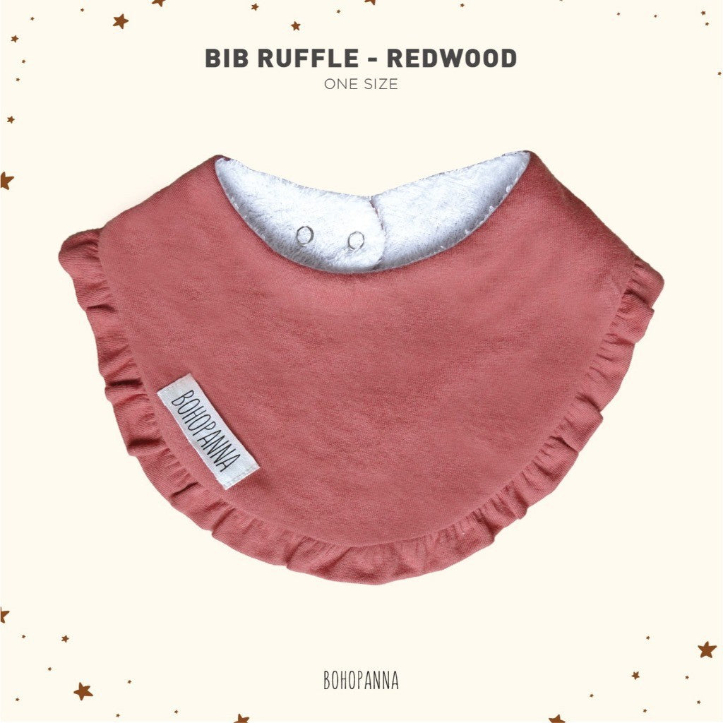 BOHOPANNA - BIB RUFFLE - Slabber Bayi Perempuan 2436