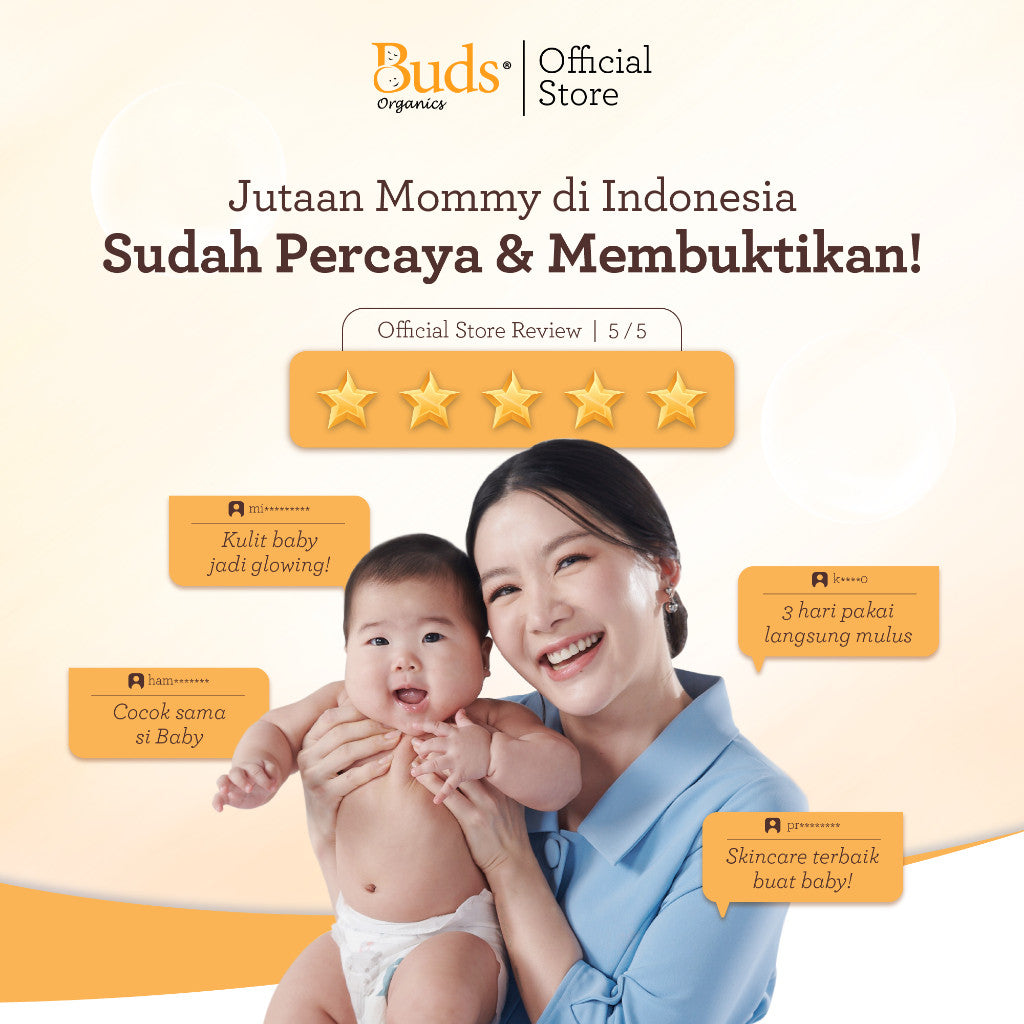 Buds Everyday Organics Infant Massage Oil 100ml - Minyak Pijat Gosok Bayi dan Anak