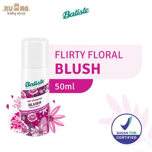 Batiste dry shampoo kering flirty floral blush 50ml