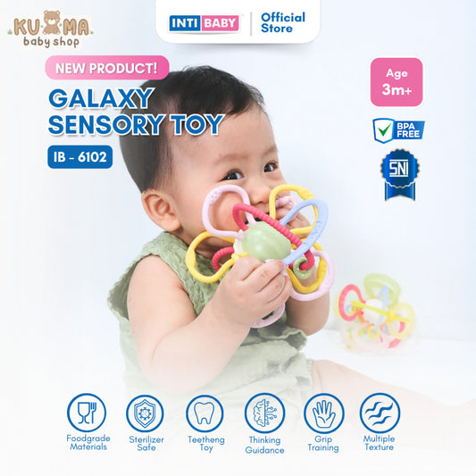 INTI BABY - Galaxy Sensory Toy - Teether - Rattle toys | Mainan Sensori Gigitan Bayi IB-6102