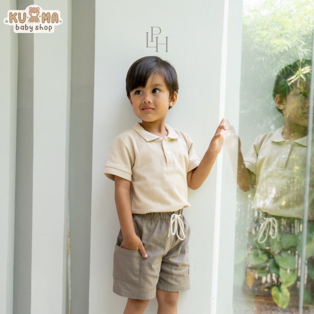 Little Palmerhaus - Leo Cotton Shorts (Celana Pendek Anak) 2.0