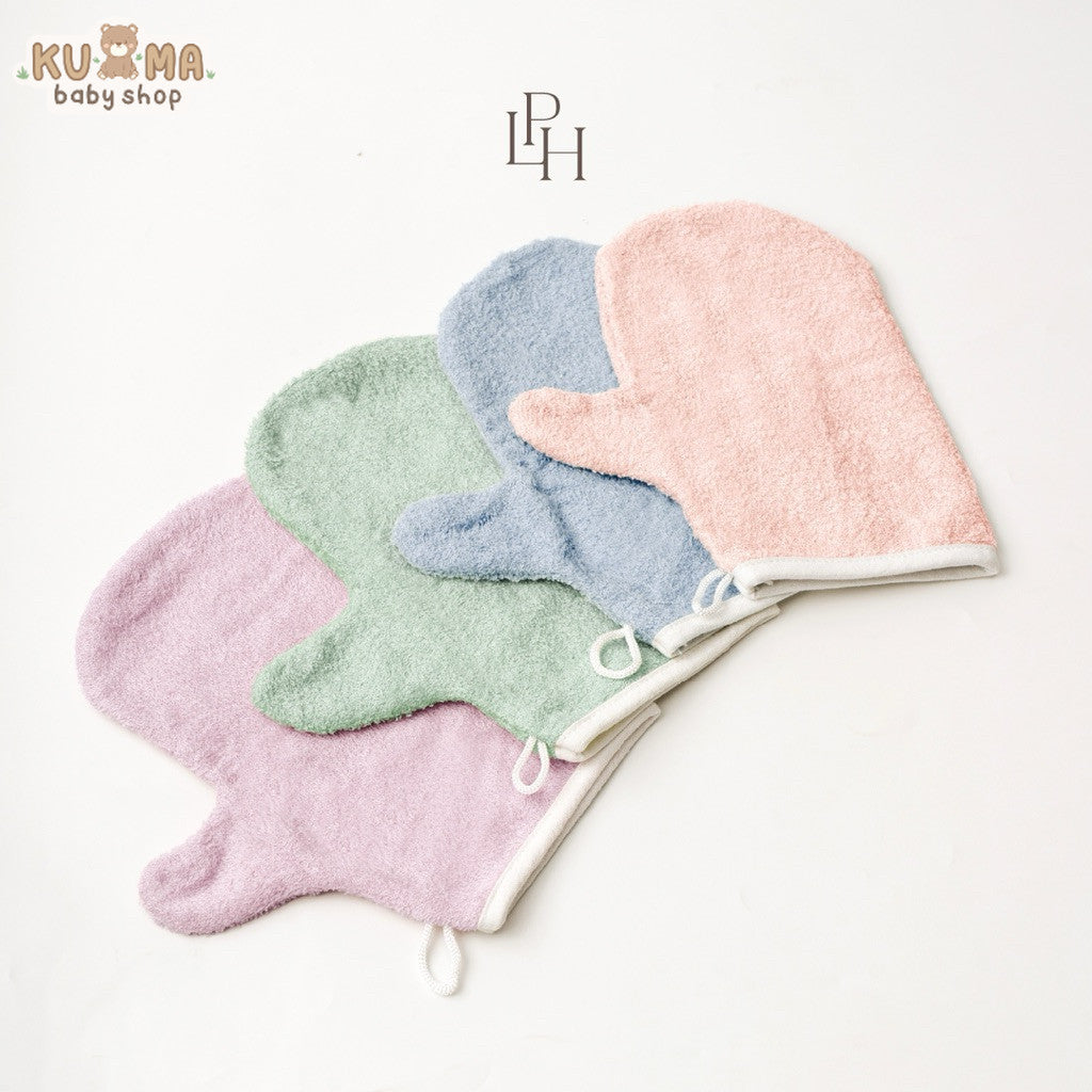 Little Palmerhaus Bam & Boo Bamboo Washmitt Set of 2 - Waslap Mandi Bayi 18.0 19.0
