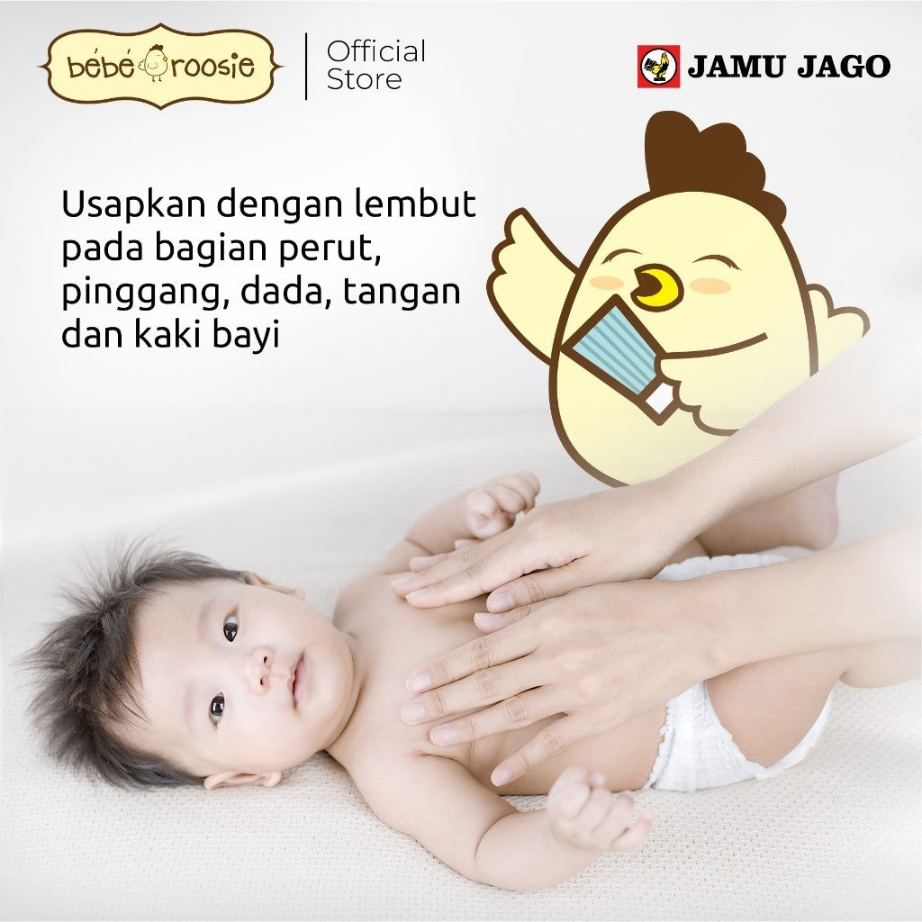 Bebe Roosie Telon Cream Lembut dan Hangat + Olive Oil / Minyak Zaitun untuk Bayi