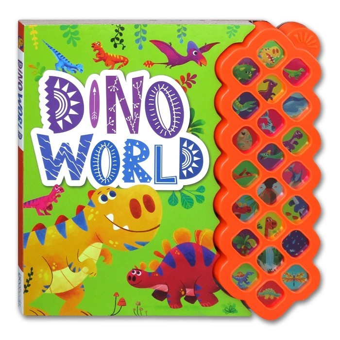 Dino World Sounds/Noisy Jungle Board Book With 22 Animal Sounds! [Igloo Books]