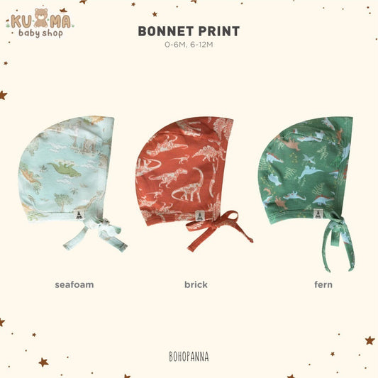 BOHOPANNA - BONNET PRINT - Topi bayi
