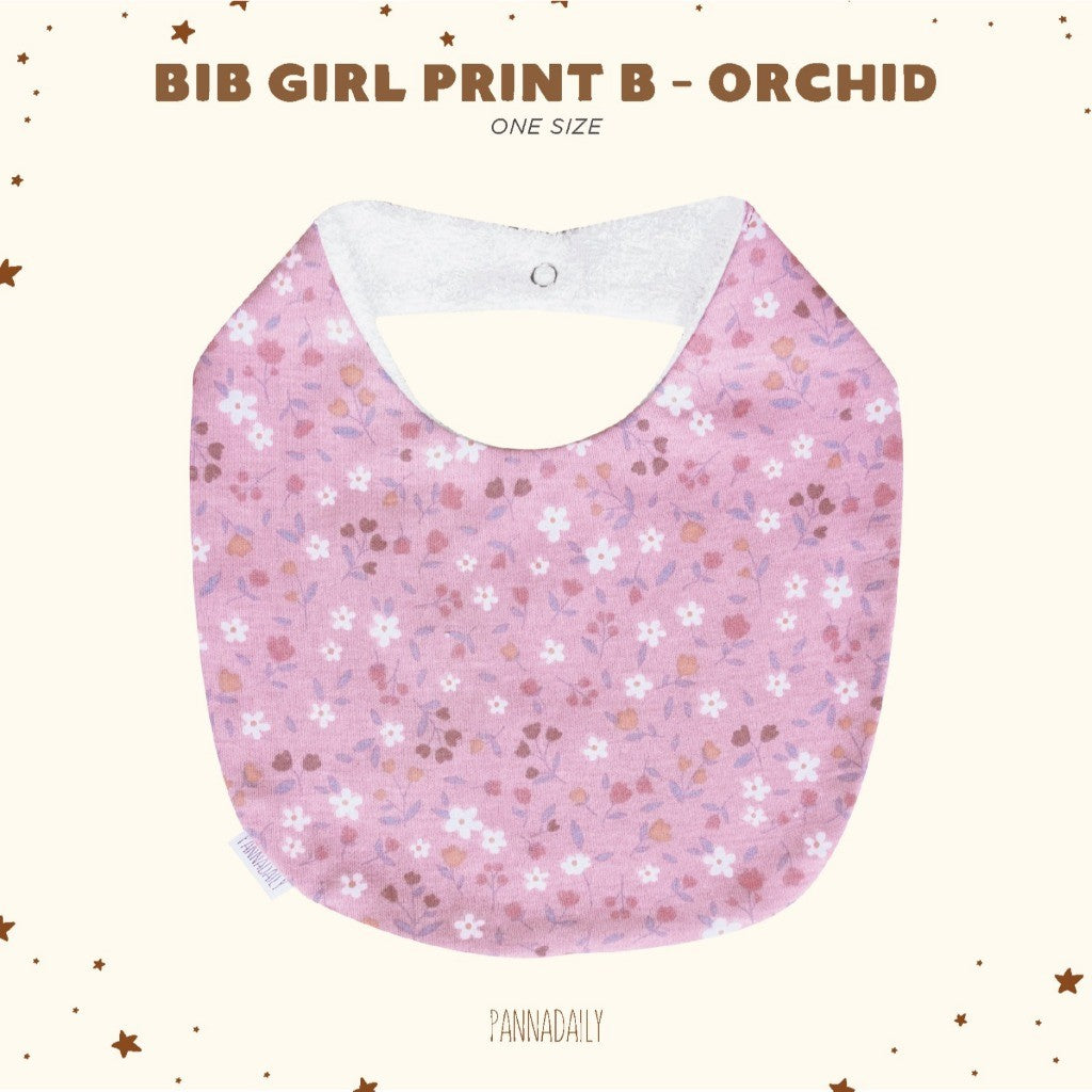 BOHOPANNA - PANNADAILY - PANNA DAILY - BABY & BAYI - BIB GIRL PRINT B - Slabber Bayi Perempuan